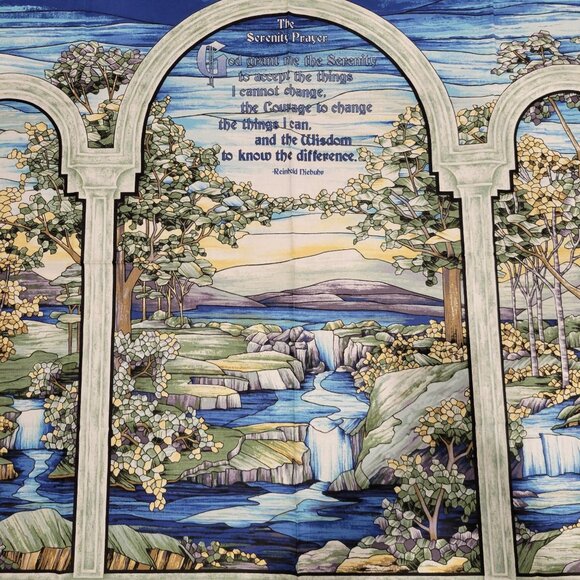 Serenity Prayer Quilt Panel Wall Hanging 5747 Springs Industries - Picture 2 of 4